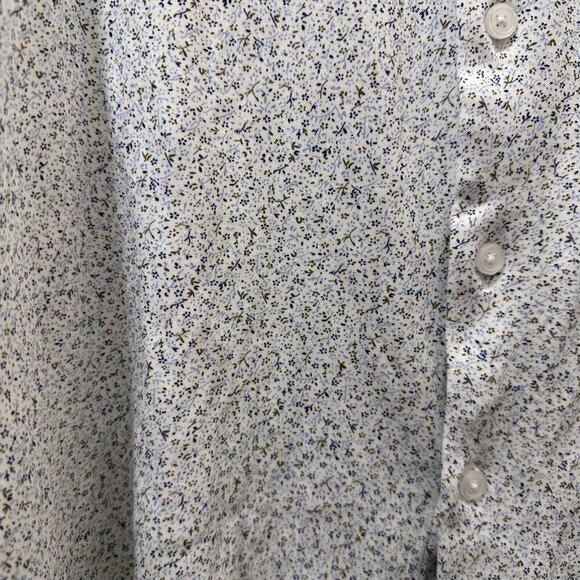 2/$30 ZNT18 Button Down Shirt Mens 16.5 32/33 Soft Stretch Office Casual Preppy - Picture 8 of 10